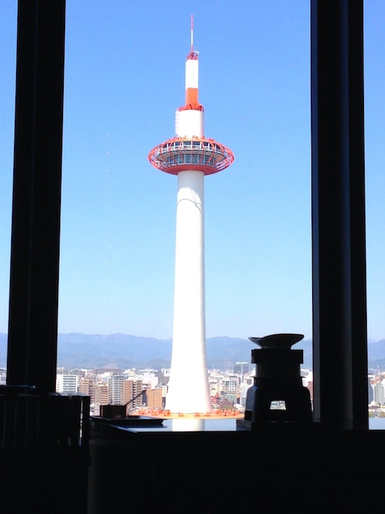 五山望　ホテルグランヴィア京都　京都タワーと釜飯