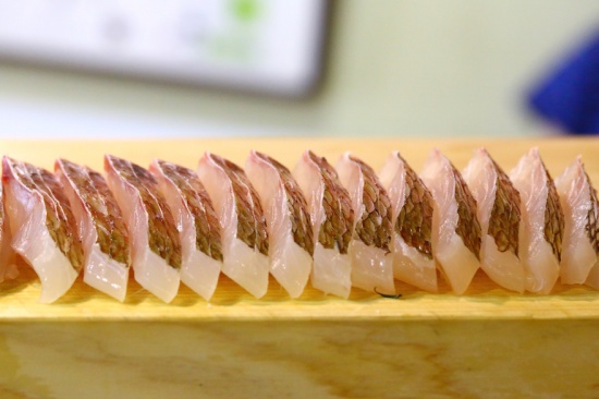 鯛のお刺身　マクロビオティック料理教室　むそう塾