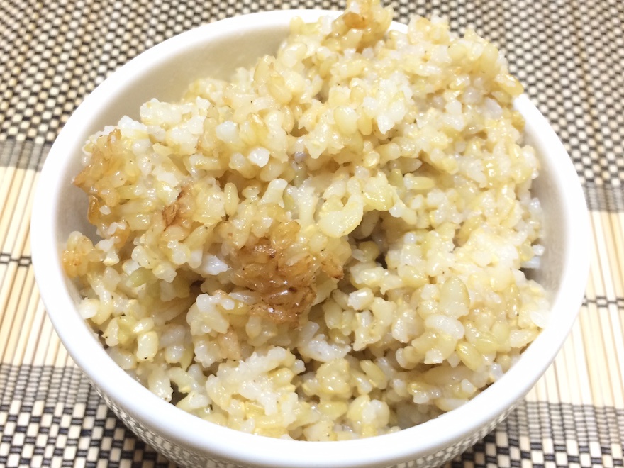 マクロビオティック京料理教室　塾生作品の玄米ご飯